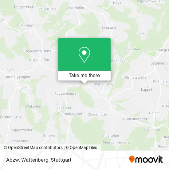 Карта Abzw. Wattenberg