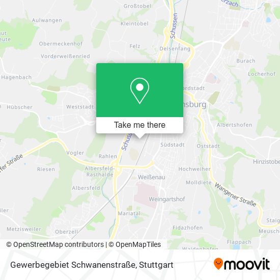 Gewerbegebiet Schwanenstraße map