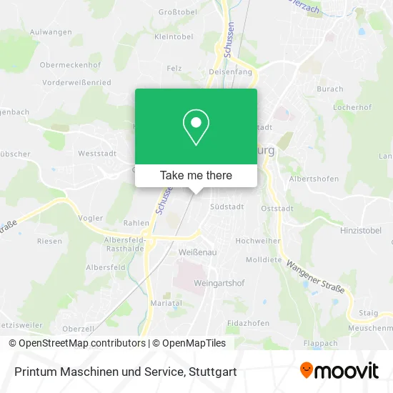 Карта Printum Maschinen und Service