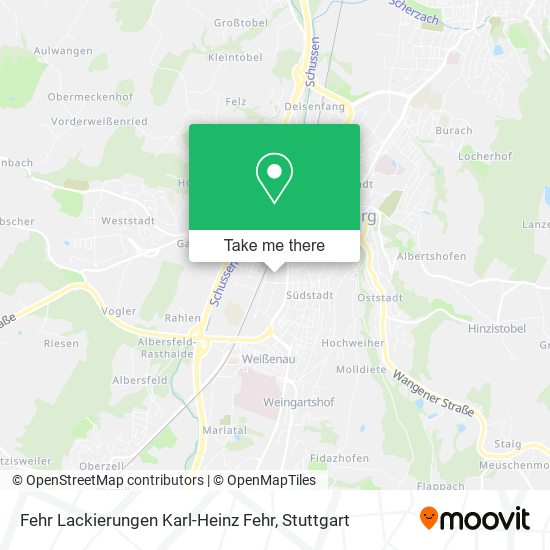Карта Fehr Lackierungen Karl-Heinz Fehr