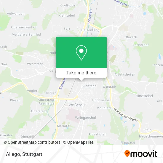 Карта Allego