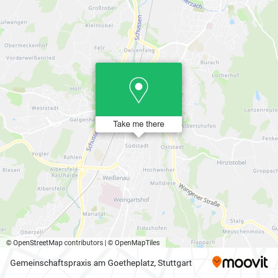 Карта Gemeinschaftspraxis am Goetheplatz