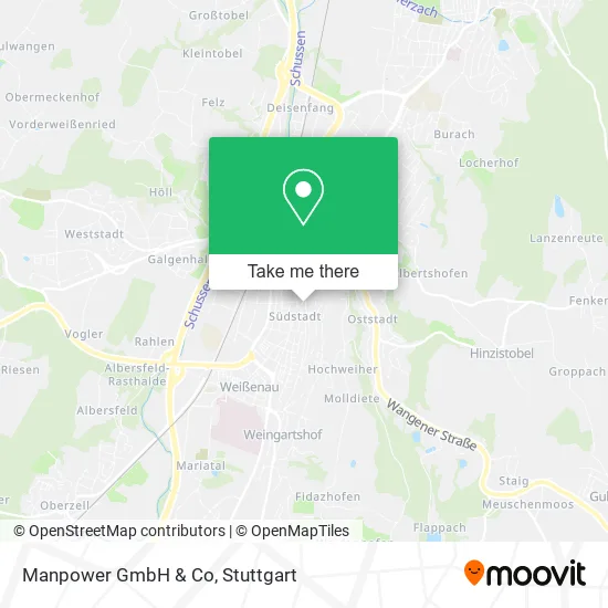 Карта Manpower GmbH & Co