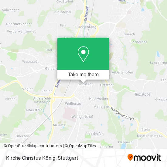 Карта Kirche Christus König
