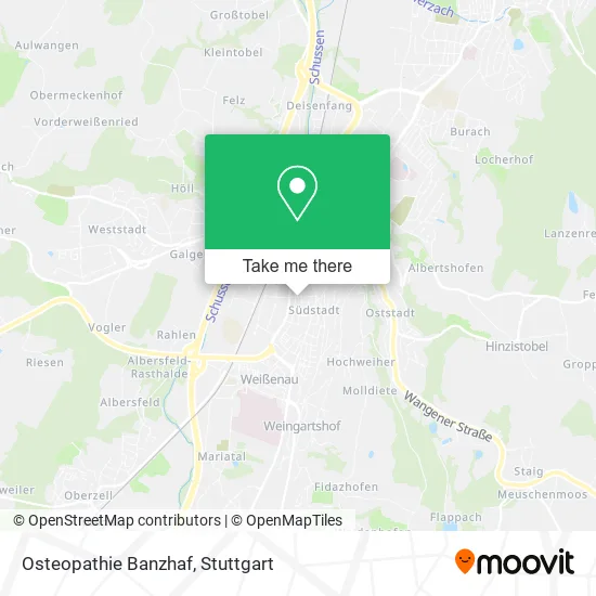Карта Osteopathie Banzhaf