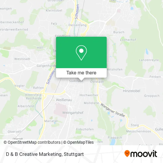 Карта D & B Creative Marketing