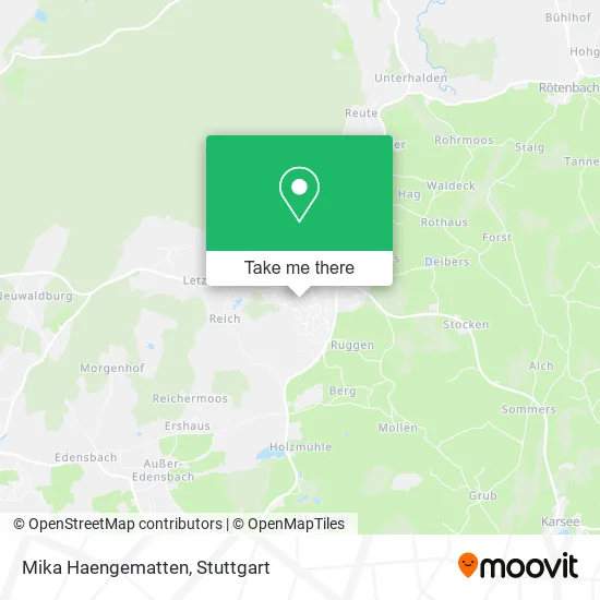Карта Mika Haengematten