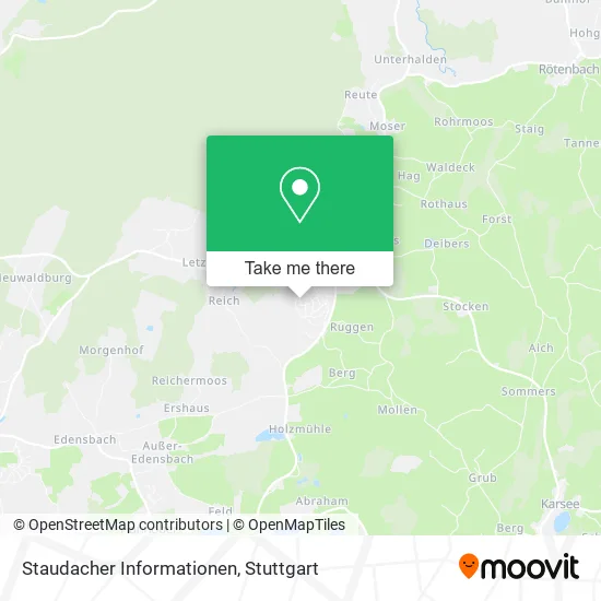 Карта Staudacher Informationen
