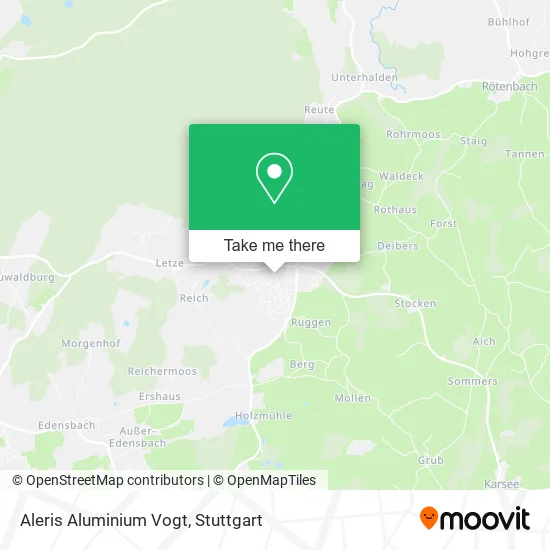 Карта Aleris Aluminium Vogt