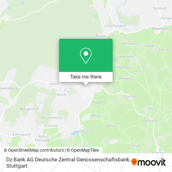 Карта Dz Bank AG Deutsche Zentral Genossenschaftsbank