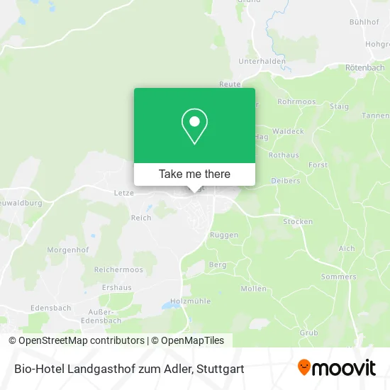 Карта Bio-Hotel Landgasthof zum Adler