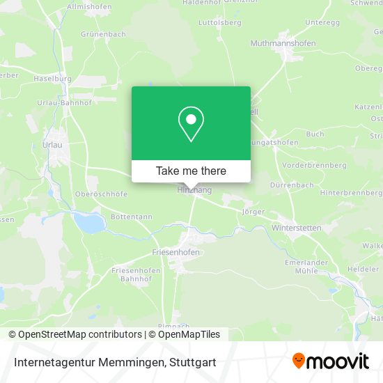 Карта Internetagentur Memmingen