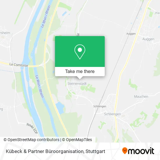 Карта Kübeck & Partner Büroorganisation