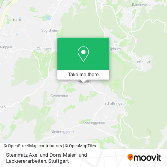 Карта Steinmitz Axel und Doris Maler- und Lackiererarbeiten