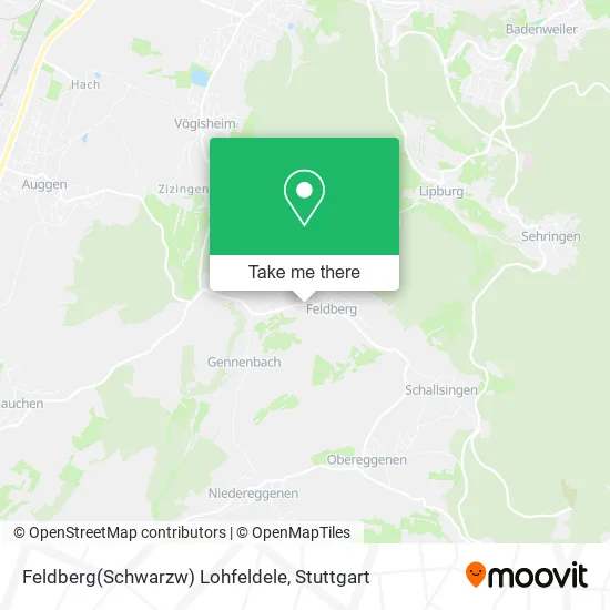 Карта Feldberg(Schwarzw) Lohfeldele