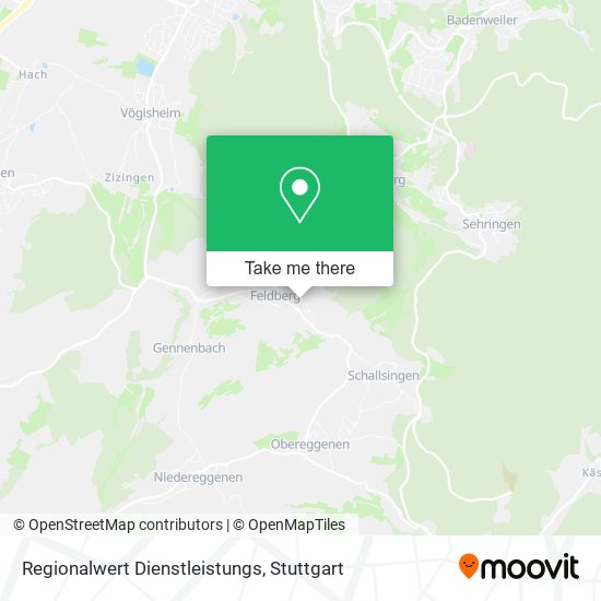 Regionalwert Dienstleistungs map