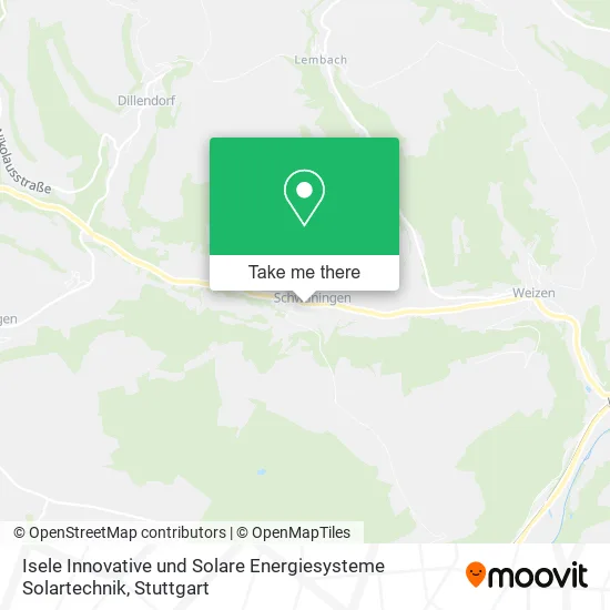 Карта Isele Innovative und Solare Energiesysteme Solartechnik