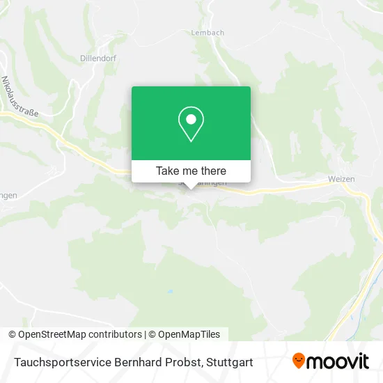 Карта Tauchsportservice Bernhard Probst