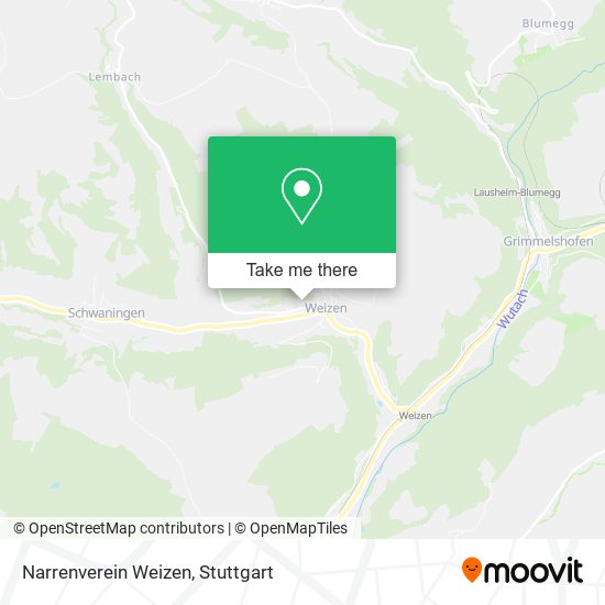 Narrenverein Weizen map