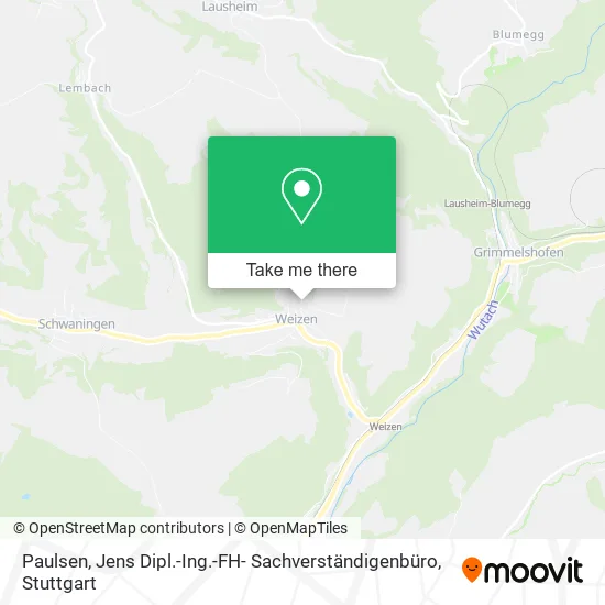 Карта Paulsen, Jens Dipl.-Ing.-FH- Sachverständigenbüro