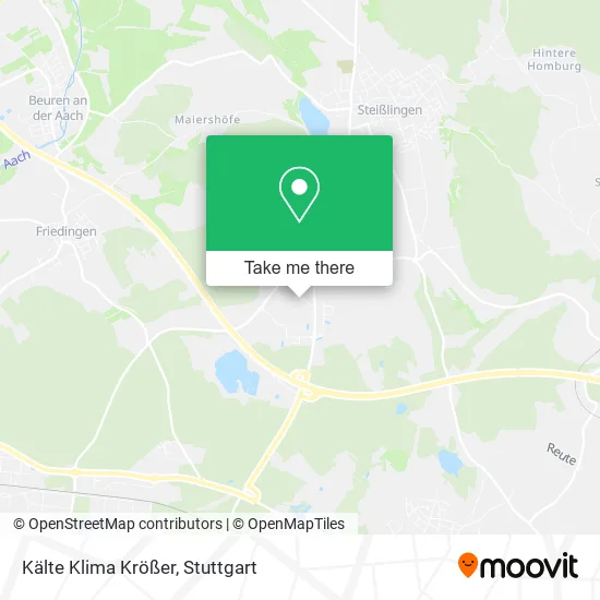 Карта Kälte Klima Krößer