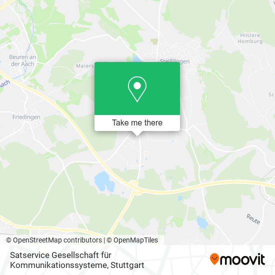 Satservice Gesellschaft für Kommunikationssysteme map