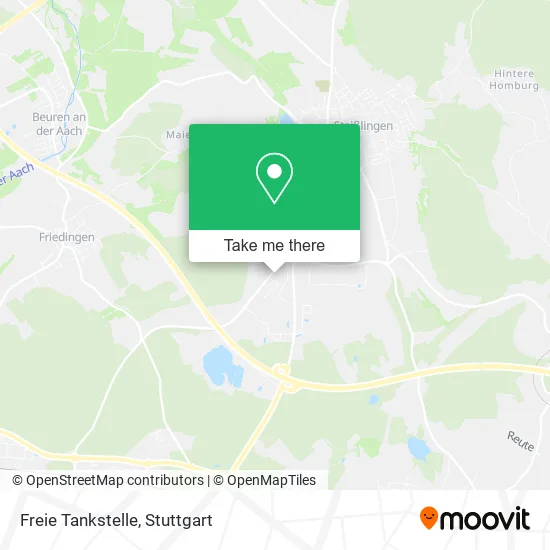 Карта Freie Tankstelle