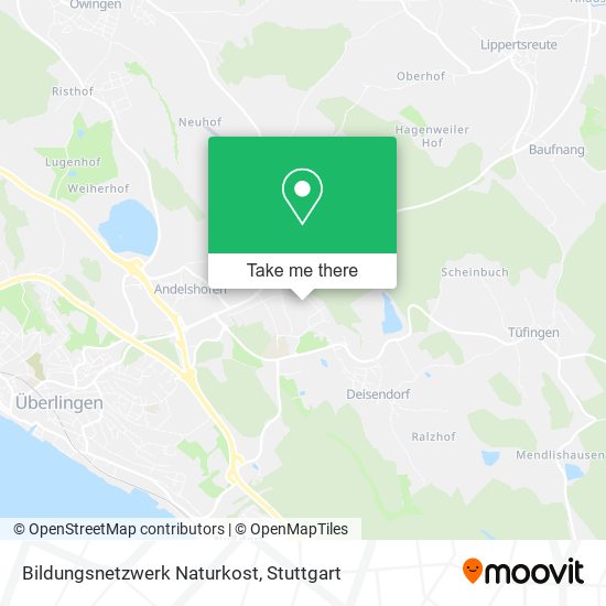 Bildungsnetzwerk Naturkost map