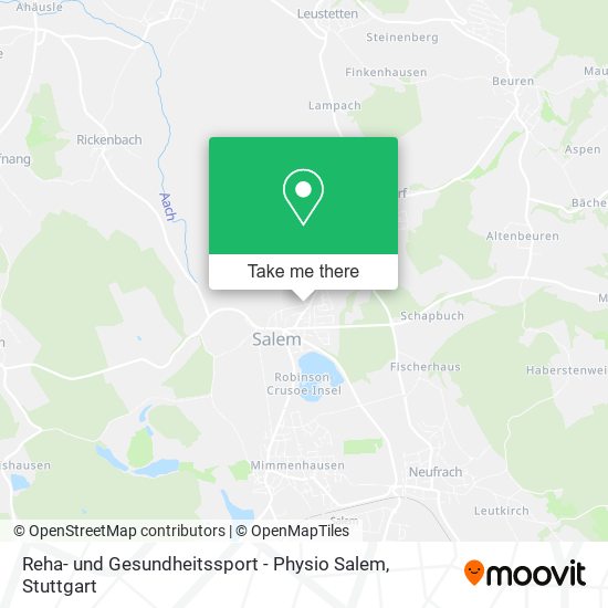 Reha- und Gesundheitssport - Physio Salem map