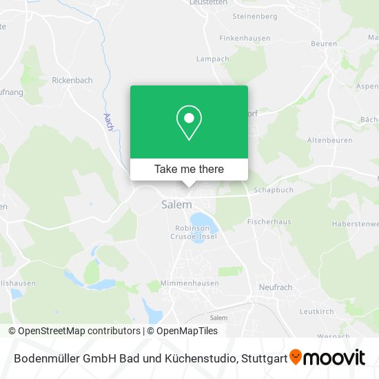 Bodenmüller GmbH Bad und Küchenstudio map