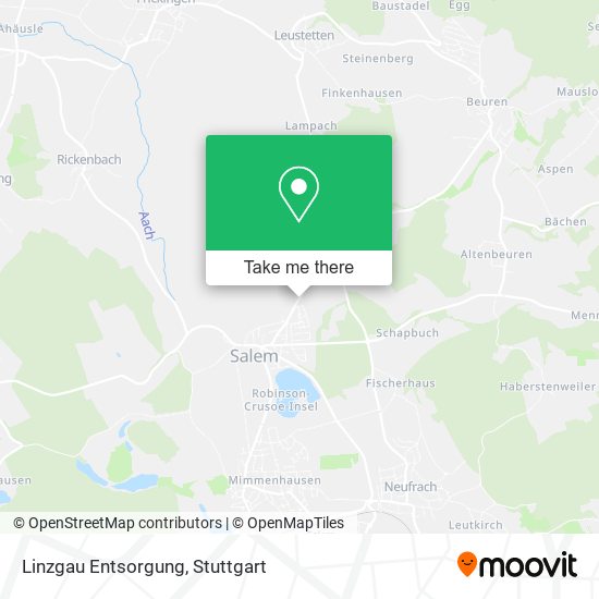 Карта Linzgau Entsorgung