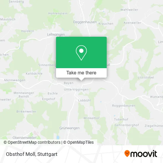 Карта Obsthof Moll