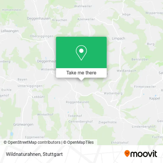 Карта Wildnaturahnen