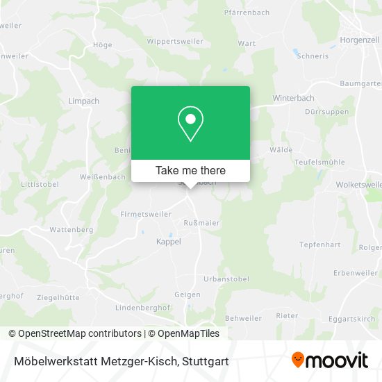 Möbelwerkstatt Metzger-Kisch map