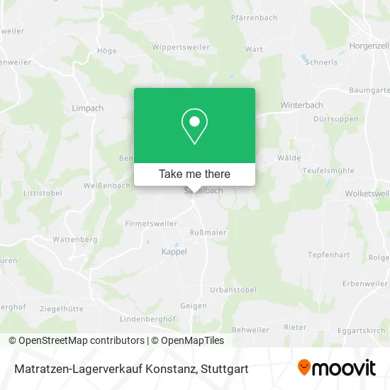 Карта Matratzen-Lagerverkauf Konstanz