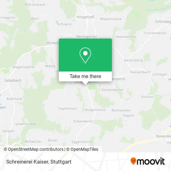 Карта Schreinerei Kaiser