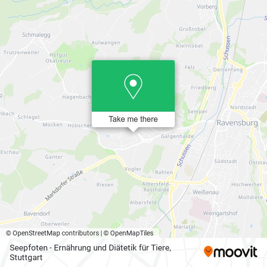Seepfoten - Ernährung und Diätetik für Tiere map