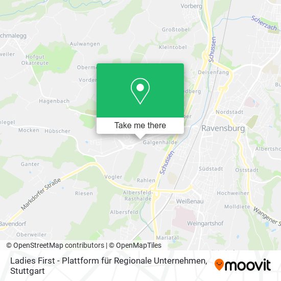 Ladies First - Plattform für Regionale Unternehmen map