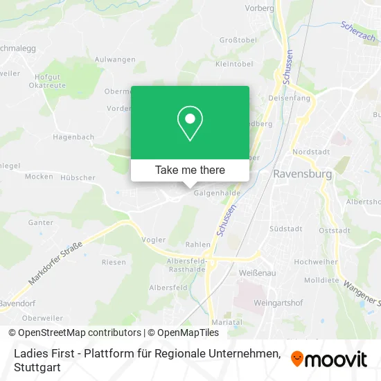 Карта Ladies First - Plattform für Regionale Unternehmen