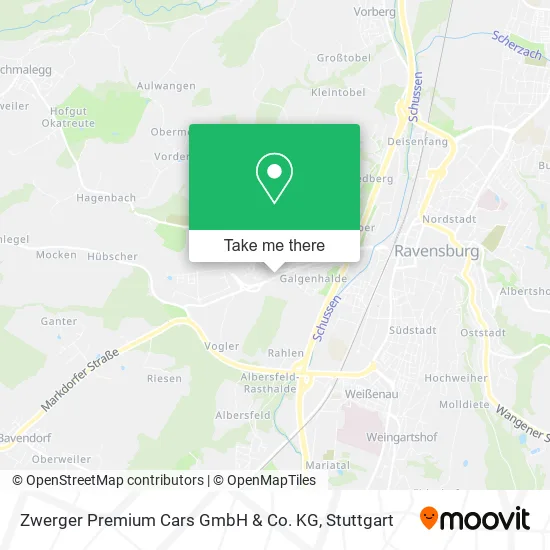 Карта Zwerger Premium Cars GmbH & Co. KG