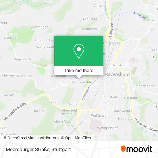 Карта Meersburger Straße