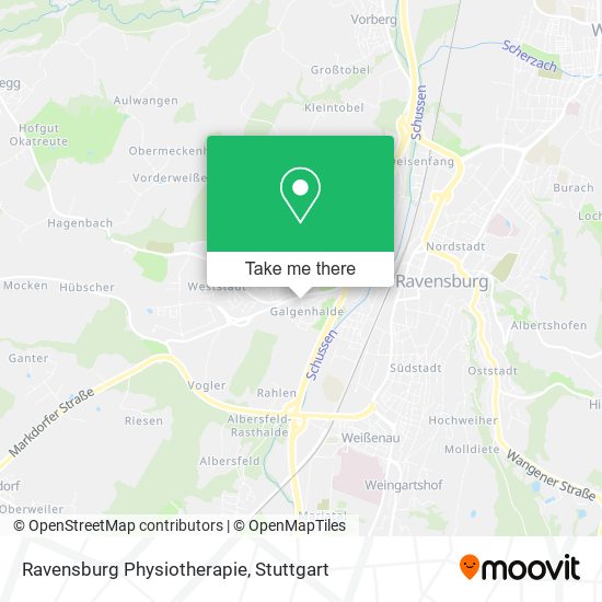 Ravensburg Physiotherapie map