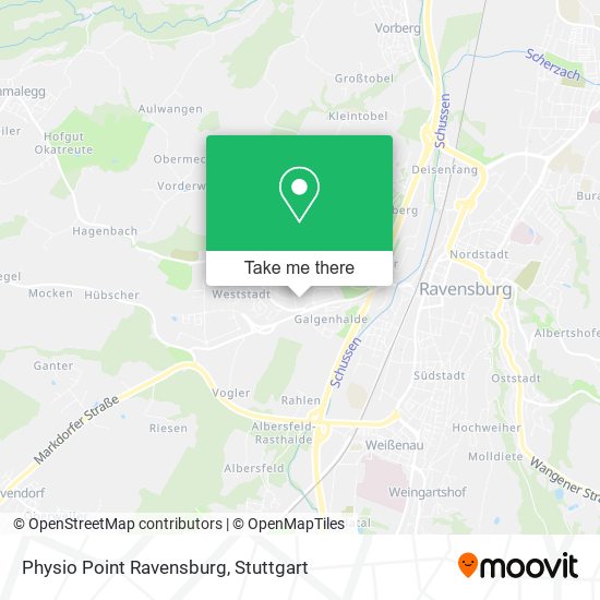 Physio Point Ravensburg map