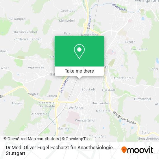 Dr.Med. Oliver Fugel Facharzt für Anästhesiologie map