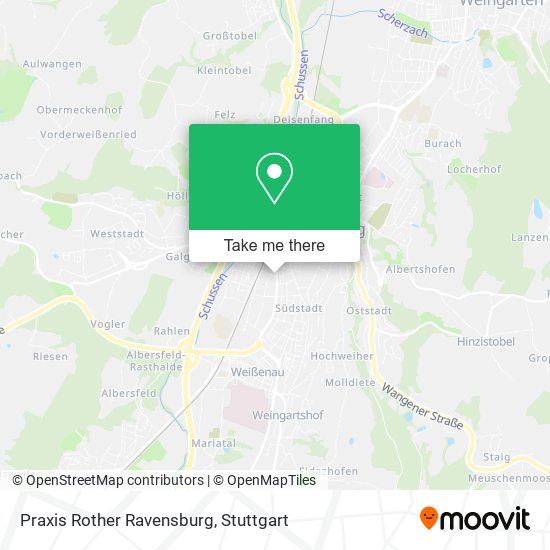 Praxis Rother Ravensburg map