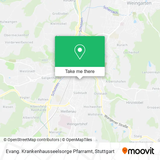 Карта Evang. Krankenhausseelsorge Pfarramt