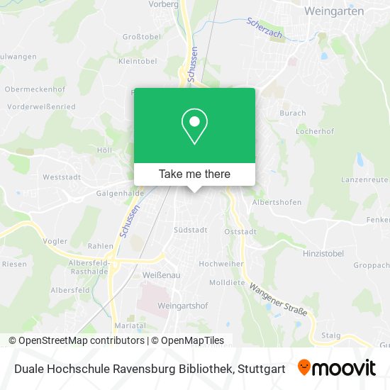 Duale Hochschule Ravensburg Bibliothek map