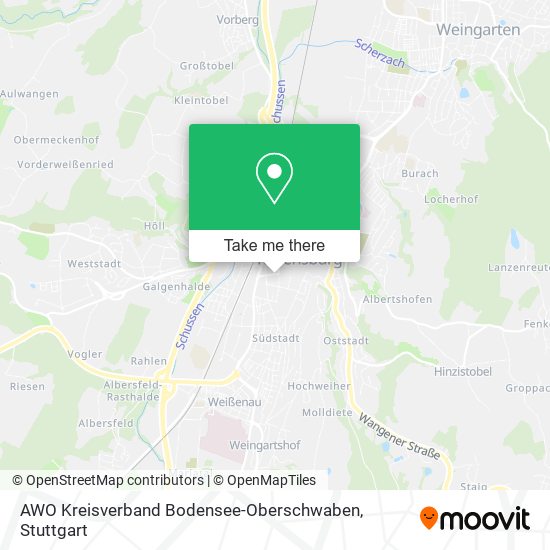 AWO Kreisverband Bodensee-Oberschwaben map