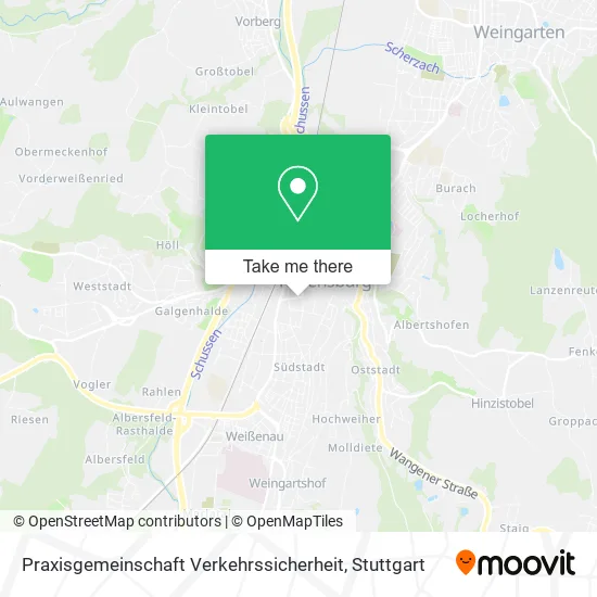 Карта Praxisgemeinschaft Verkehrssicherheit