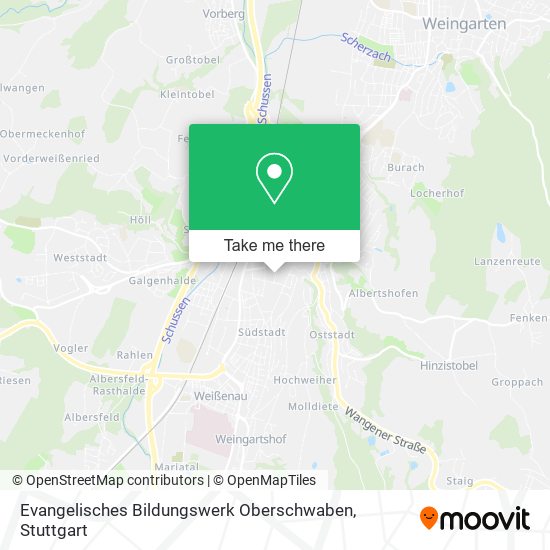 Evangelisches Bildungswerk Oberschwaben map